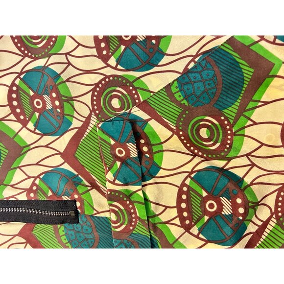 MARNI at H&M Silk Hooded Anorak Parka Style Peacock Print Dress US 6 Rare 2011 - Picture 6 of 7